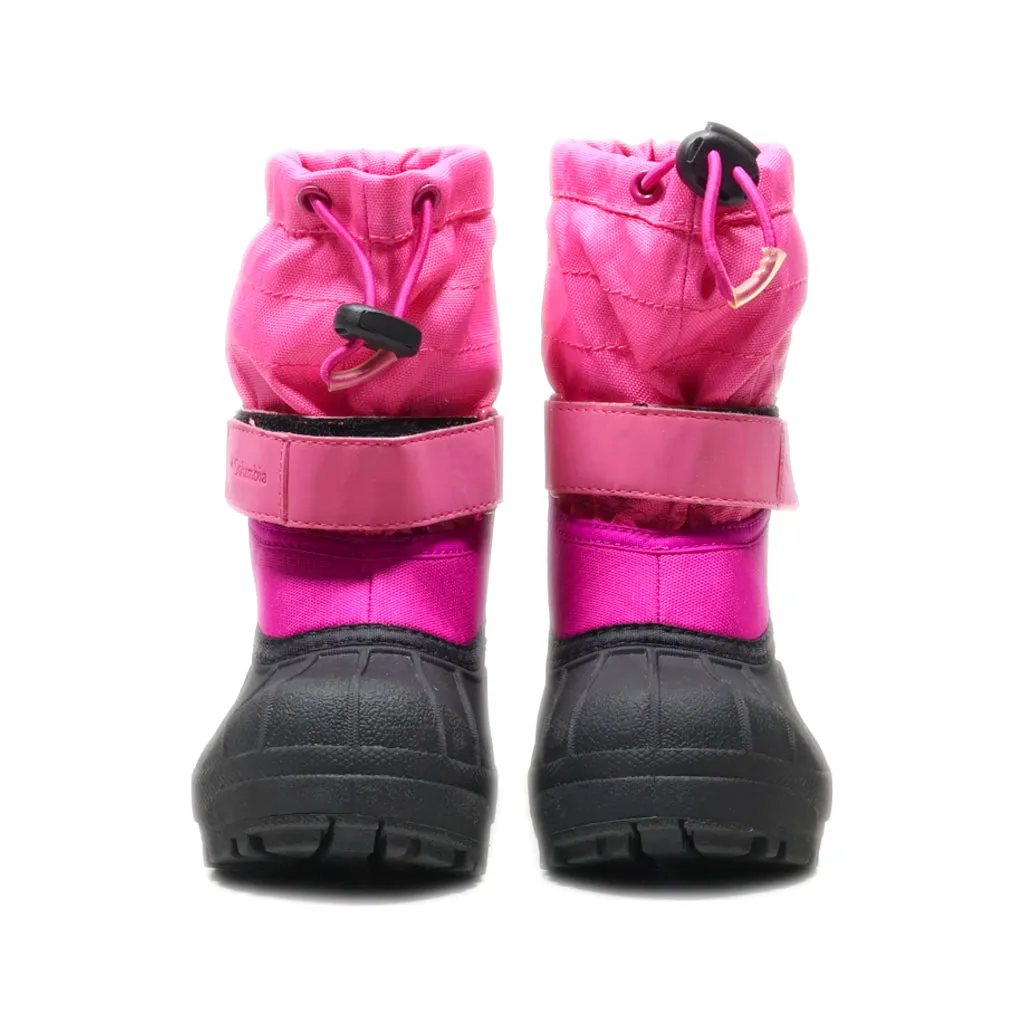 Columbia Snow Boots Fabric Pink Colour For Kids