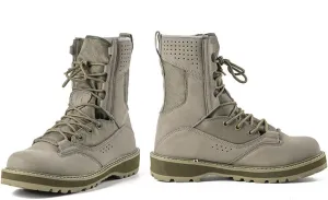 Wygwlg Men's Combat Hiking Boots, Mens Lightweight Durable Lace up Waterproof Breathable Tactical Security Boot, Fashion Desert Combat Army Combat Boots, for Camping Hiking Work Combat